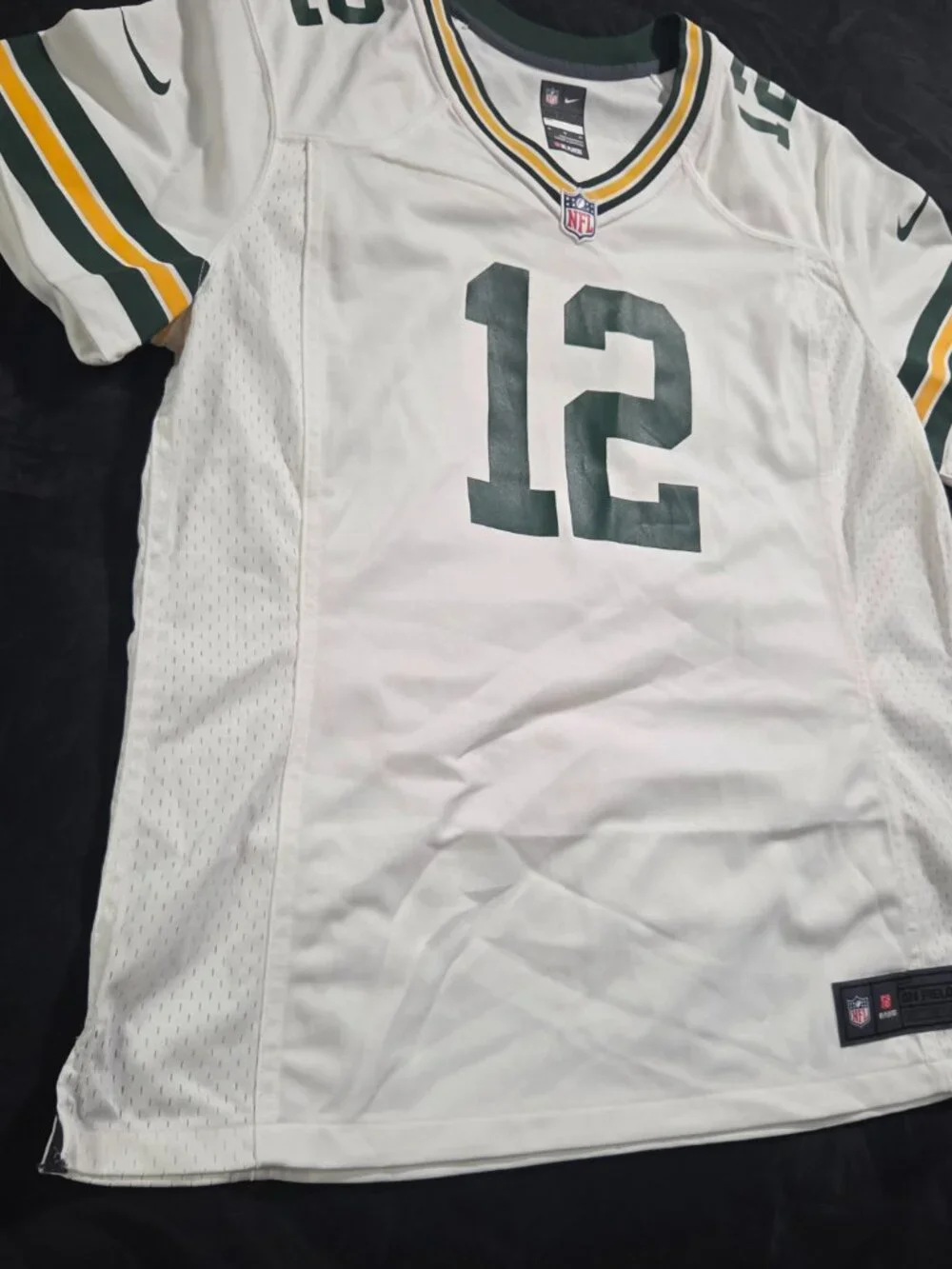 NFL Green Bay Packers Aaron Rodgers Jersey Nike On Field Women's Size XL White